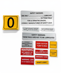 Traction System Labels — Traction Kits for Lifts